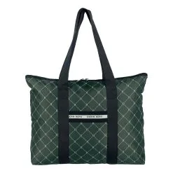 BJØRN BORG Klara Tote Borsa Casual - Verde, Nero