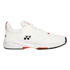 YONEX Power Cushion Sonicage 3 Scarpa Per Tutte Le Superfici Uomini - Bianco, Rosso