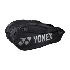 YONEX Pro Racquet Bag Borsa Per Racchetta Da 6 - Nero, Grigio