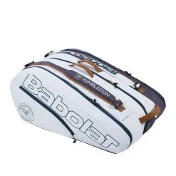 Babolat Pure Wimbledon Borsa Per Racchetta Da 12 - Bianco, Blu