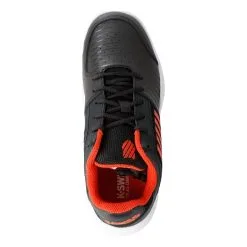 K-Swiss Court Express Scarpa Per Tappeto Bambini - Nero, Arancione -Vendite Racchette da tennis 02179000 0 4