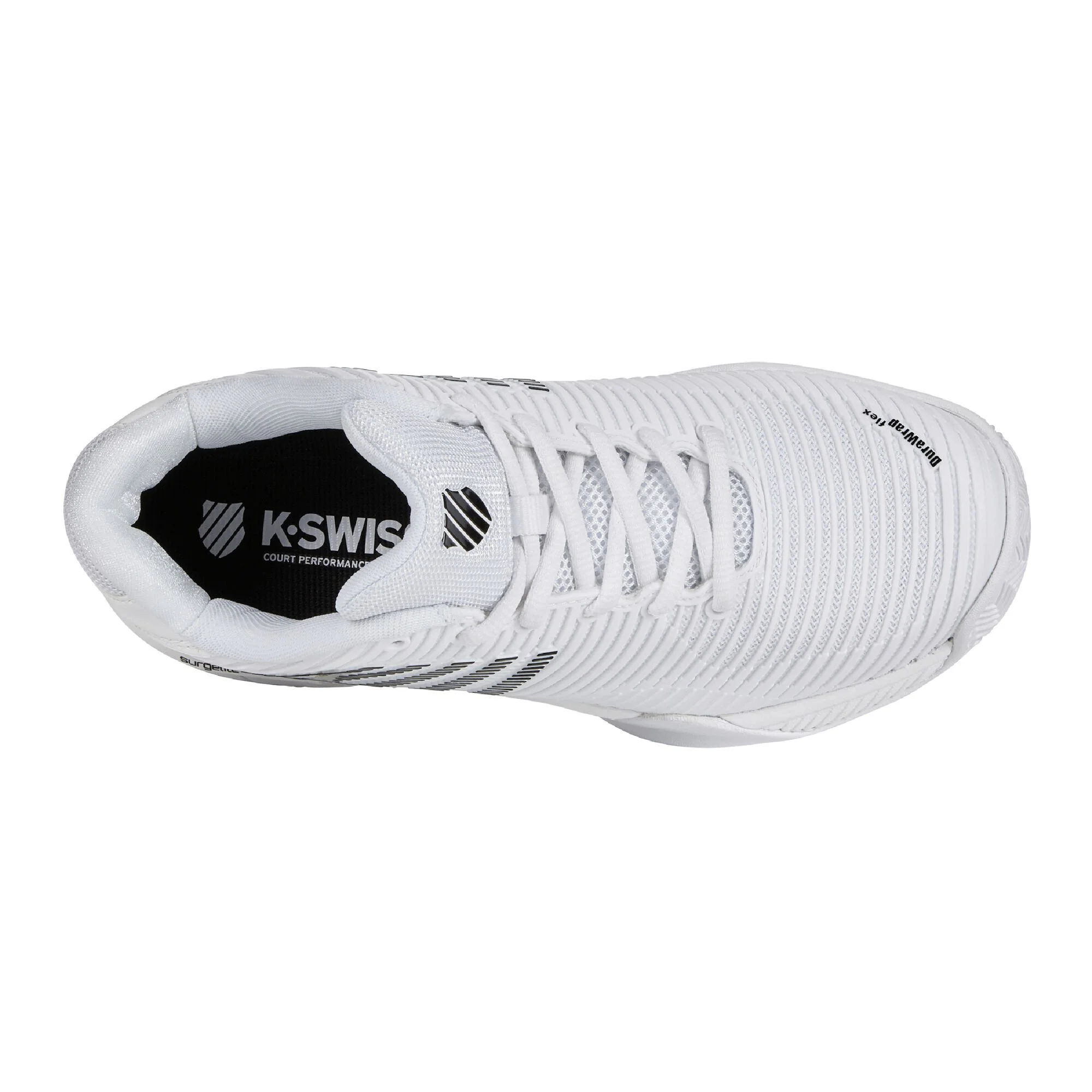 K-Swiss Hypercourt Express 2 Scarpa Per Terra Rossa Donna - Bianco, Nero 3 K-Swiss Hypercourt Express 2 Scarpa Per Terra Rossa Donna - Bianco, Nero - immagine 3