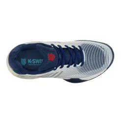 K-Swiss Hypercourt Express 2 Scarpa Per Tutte Le Superfici Uomini - Bianco, Blu Scuro -Vendite Racchette da tennis 02242000 0 4