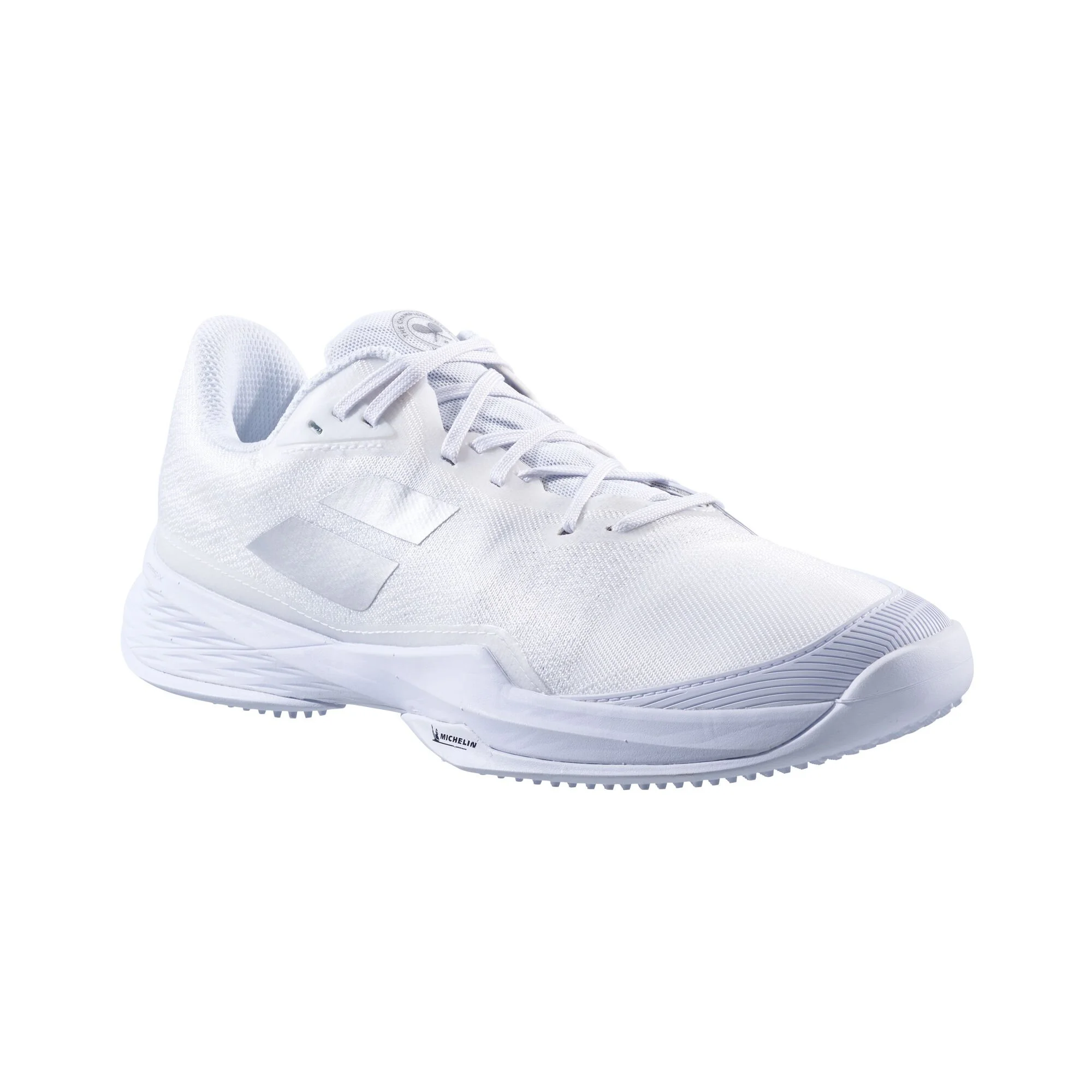 Babolat Jet Mach 3 Scarpa Da Erba Donna - Bianco, Argento 3 Babolat Jet Mach 3 Scarpa Da Erba Donna - Bianco, Argento - immagine 3