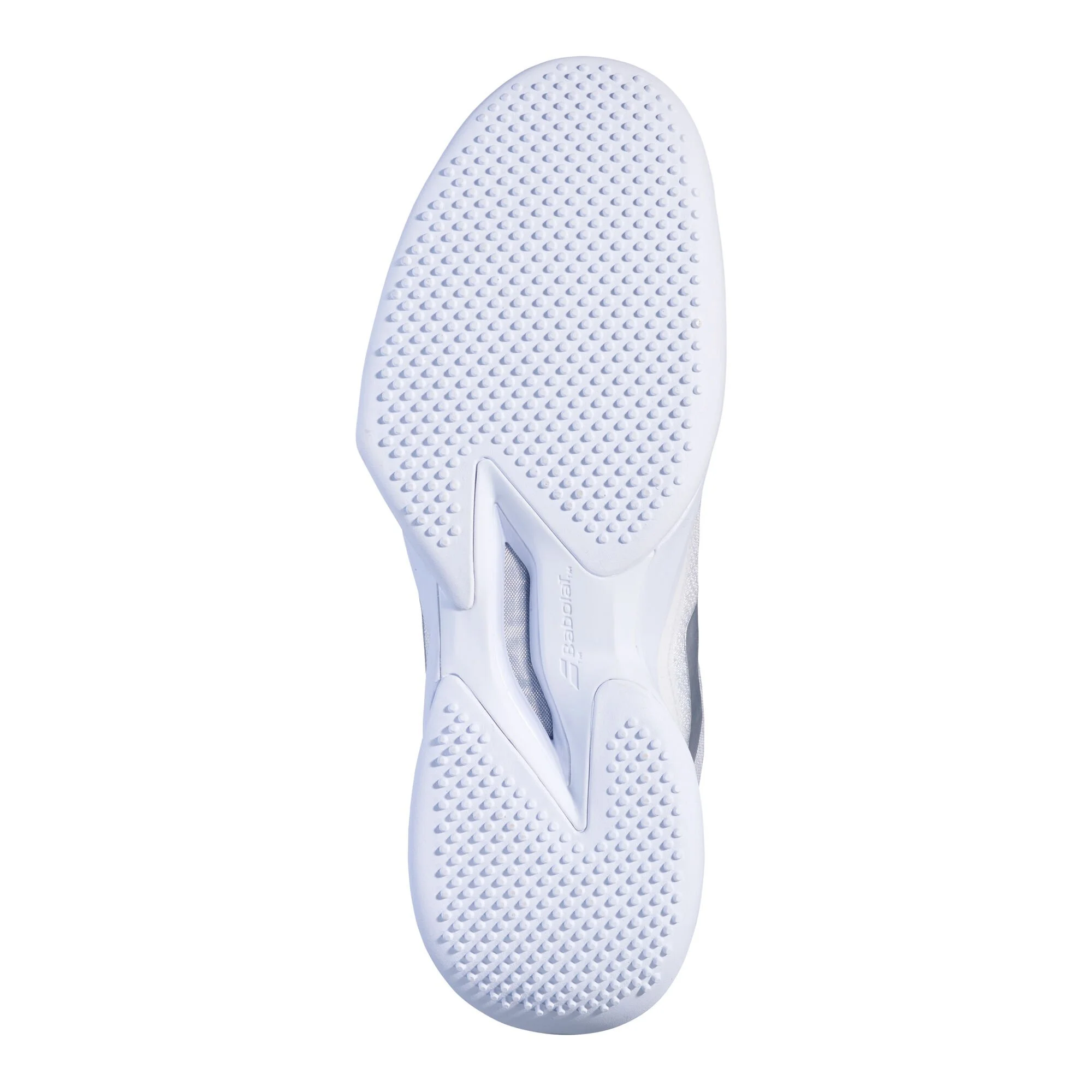 Babolat Jet Mach 3 Scarpa Da Erba Donna - Bianco, Argento 4 Babolat Jet Mach 3 Scarpa Da Erba Donna - Bianco, Argento - immagine 4