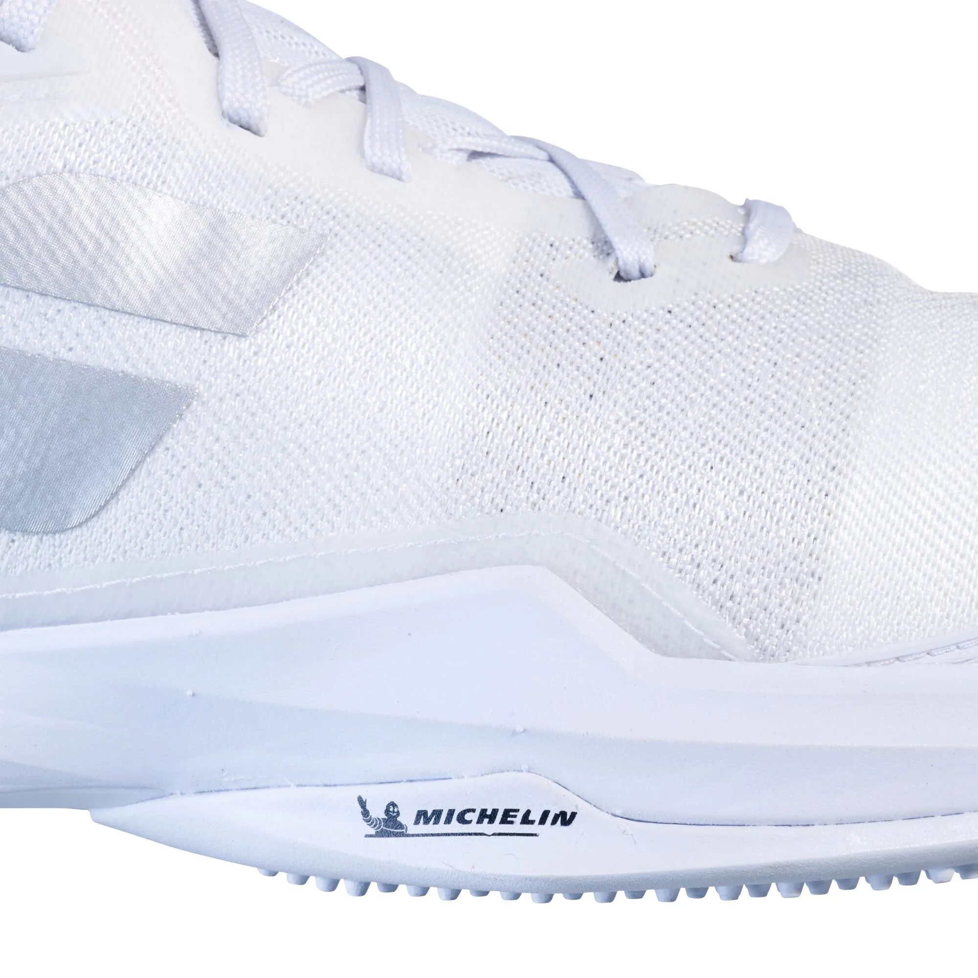 Babolat Jet Mach 3 Scarpa Da Erba Donna - Bianco, Argento 5 Babolat Jet Mach 3 Scarpa Da Erba Donna - Bianco, Argento - immagine 5