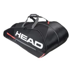 Head Tour Team 12R Borsa Per Racchetta - Nero, Arancione