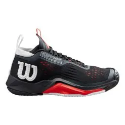 Wilson Rush Pro Tour Mid Scarpa Per Tutte Le Superfici Uomini - Nero, Rosso