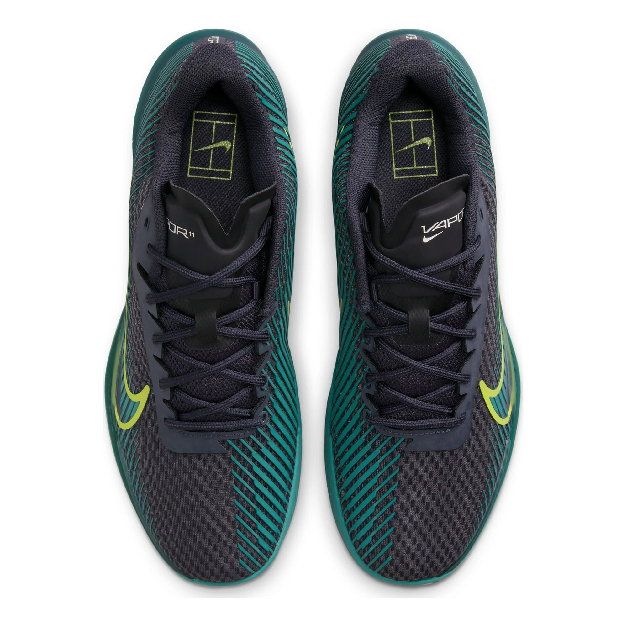 Nike Zoom Vapor 11 Scarpa Per Tutte Le Superfici Uomini - Nero, Color Petrolio 3 Nike Zoom Vapor 11 Scarpa Per Tutte Le Superfici Uomini - Nero, Color Petrolio - immagine 3